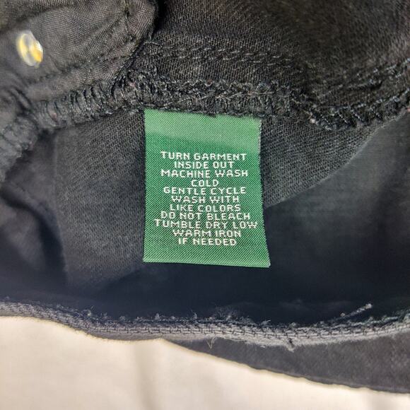 Lauren Ralph Lauren Women's Black Boot Cut Jeans - Picture 9 of 14